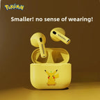 Pokemon Pikachu 5,0 inalámbrico Bluetooth deportes reducción de ruido auriculares táctiles con micrófono estuche de carga auriculares manos libres lindo-MovilExpressShop