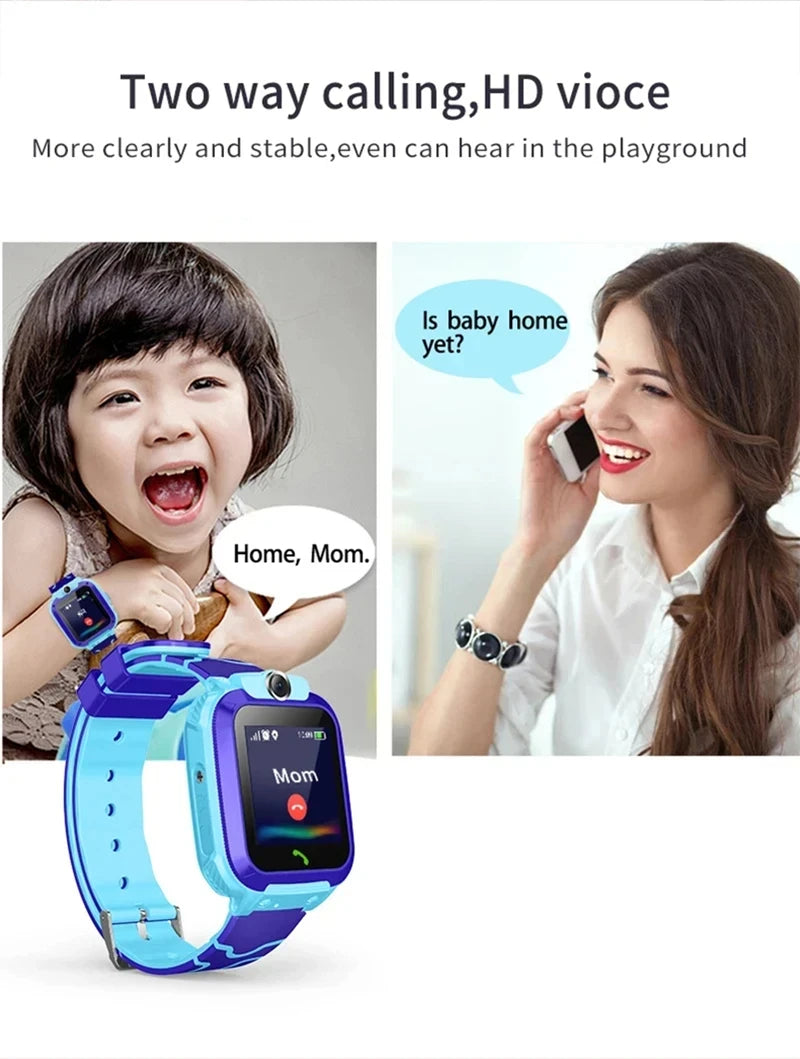 Xiaomi niños 5G reloj inteligente SOS ubicación GPS tarjeta Sim llamada niño reloj inteligente cámara impermeable niños niñas regalo para IOS Android