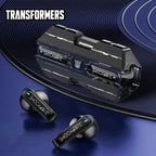 Transformers TF-T01 auriculares inalámbricos Bluetooth 5,3 sonido HIFI Bumblebee auriculares para juegos auriculares de baja latencia Larga modo de reposo-MovilExpressShop