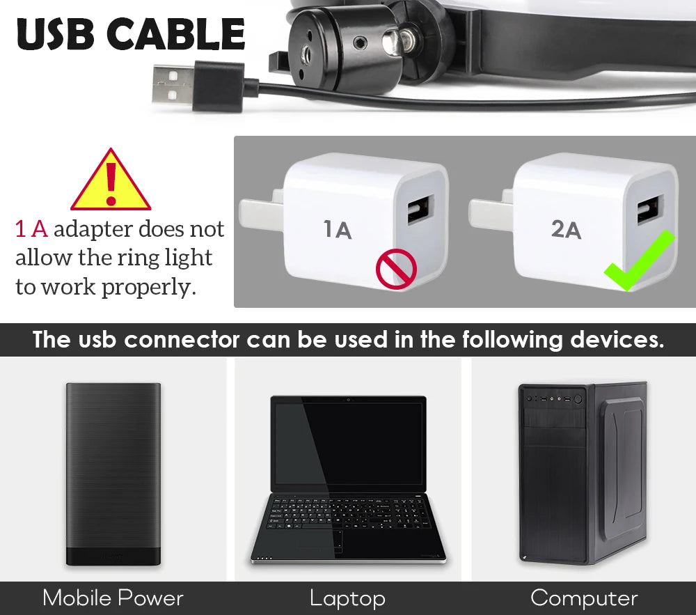 Trípode con anillo de luz LED para teléfono, trípode, soporte para cámara, Selfie, fotografía, lámpara LED, Color, estudio fotográfico para YouTube en vivo-MovilExpressShop