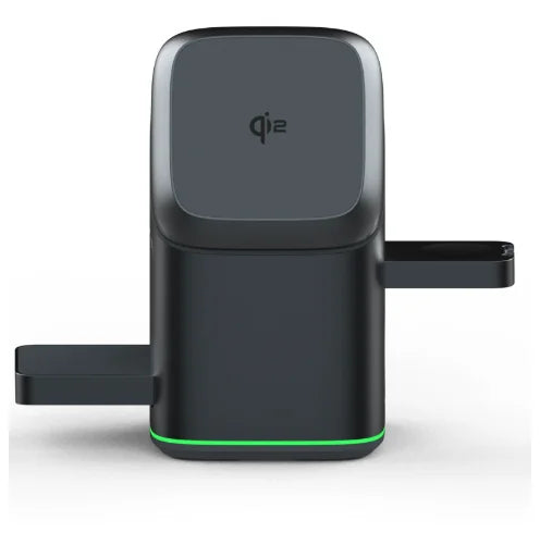 Soporte cargador inalámbrico magnético 3 en 1, cargador rápido, carga rápida inteligente para Samsung iPhone 12-16 HUAWEI iWatch AirPods