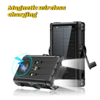 Banco de energía Solar de 50000mAh, Banco de energía de Camping con carga inalámbrica magnética de 22,5 W con Cables, batería externa para todo tipo de dispositivos-MovilExpressShop