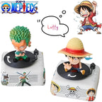 One Piece Monkey D. Luffy Roronoa Zoro Bluetooth sonido creativo de alto valor dibujos animados edición Q personaje CD tocadiscos regalo para niño-MovilExpressShop