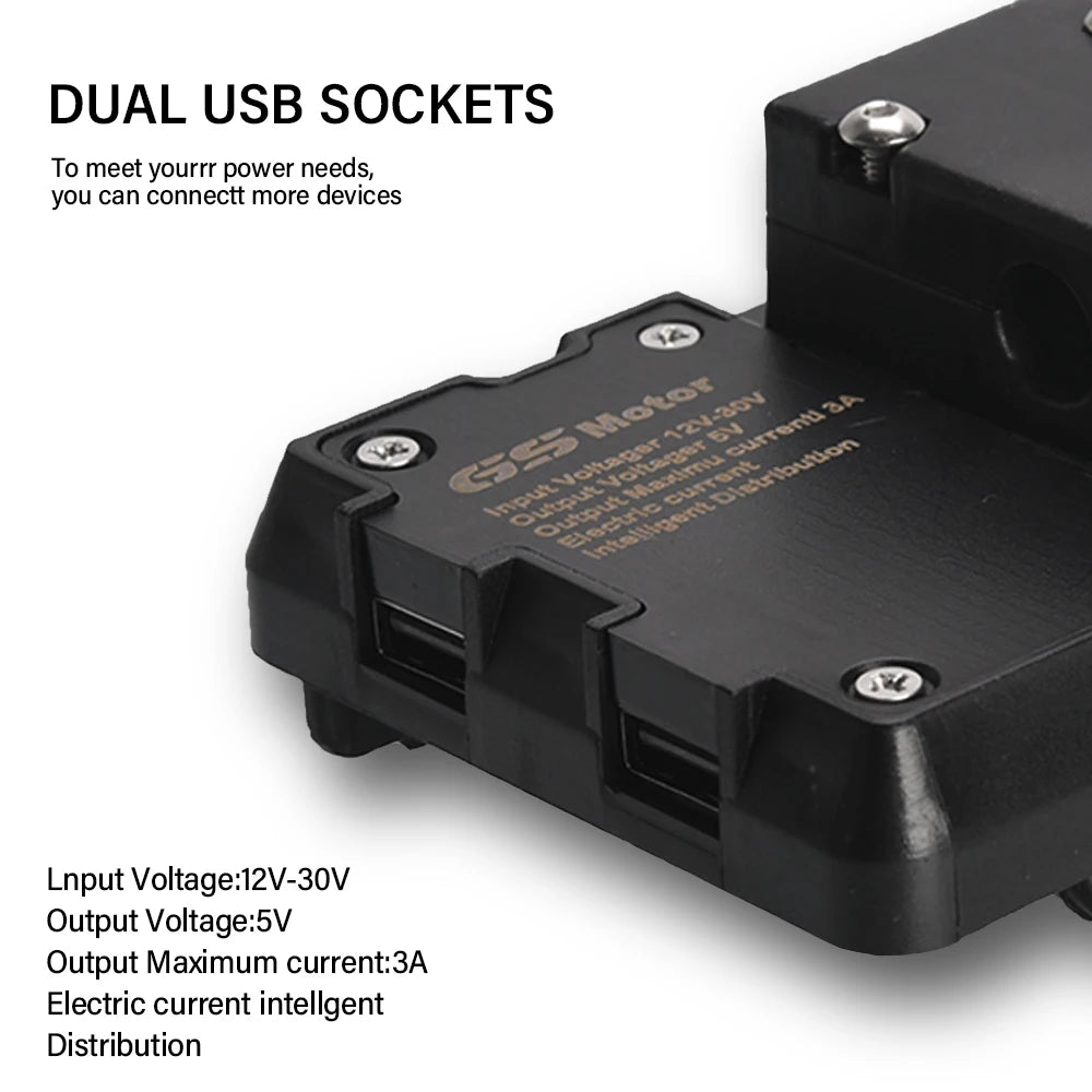 Soporte de navegación GPS para teléfono móvil, USB 20225, soporte de carga inalámbrica para BMW R1200RT 2014 - 2024 2023 R1250RT R 1200 1250 RT