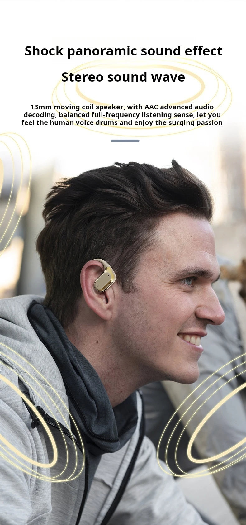 Original Xiaomi Q11 auriculares Bluetooth no intrauditivos auriculares inalámbricos pantalla de alimentación con micrófono deportes auriculares de alta fidelidad juego-MovilExpressShop