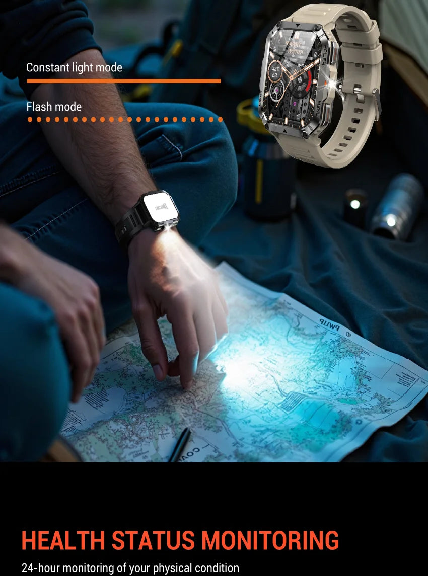 Blackview 2025 reloj inteligente para exteriores 900mAh W70 Pro 2,01 ''pantalla TFT HD-MovilExpressShop