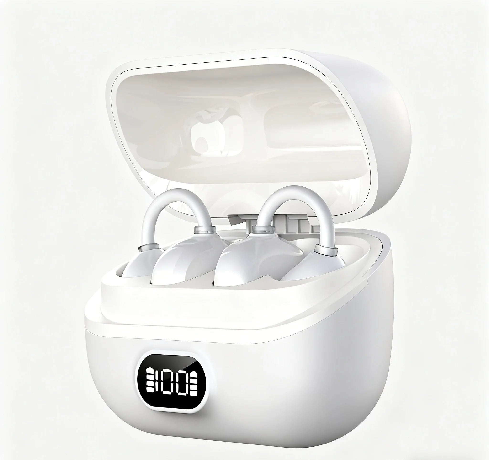 Auriculares con traducción AI en tiempo Real, auriculares con traductor de 144 idiomas, Bluetooth inalámbrico de oreja abierta 40H, auriculares con traducción