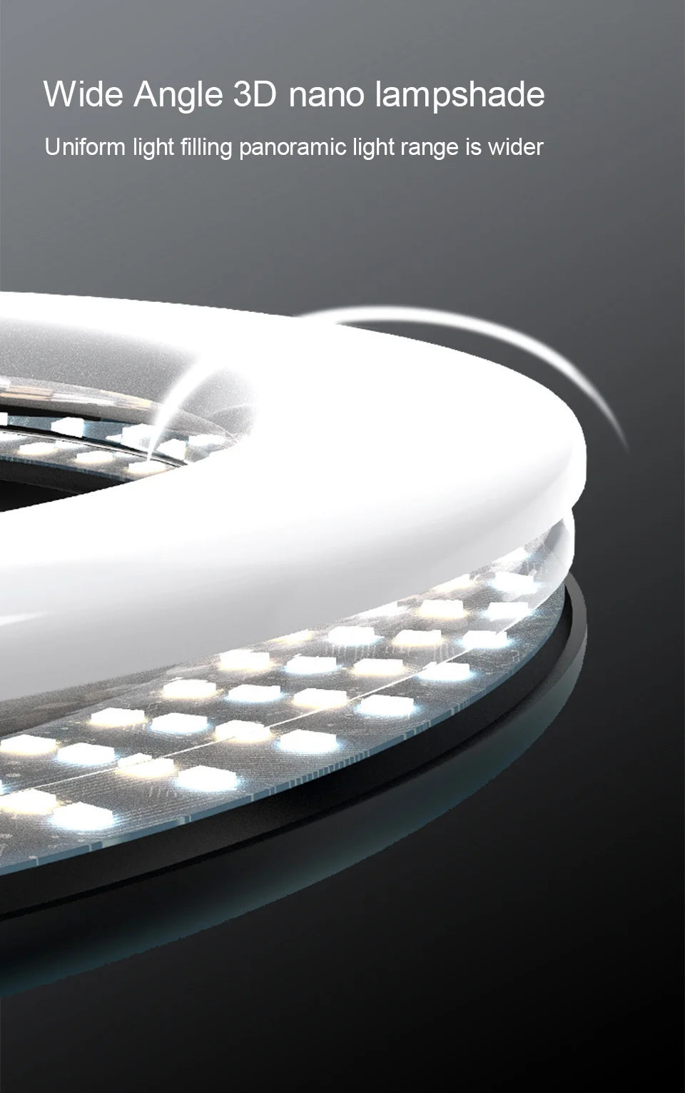 26CM fotografía iluminación teléfono Ringlight trípode soporte foto Led Selfie relleno anillo luz lámpara para vídeo Youtube Live COOK-MovilExpressShop