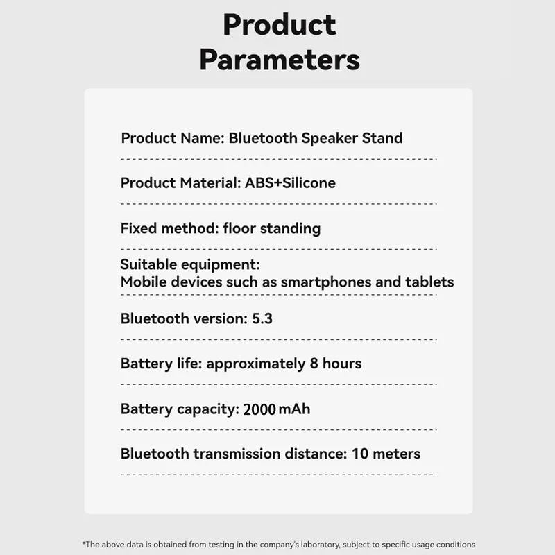 Nuevo Soporte para teléfono móvil con luz LDE, Altavoz Bluetooth, soporte ajustable para tableta, altavoz inalámbrico portátil-MovilExpressShop