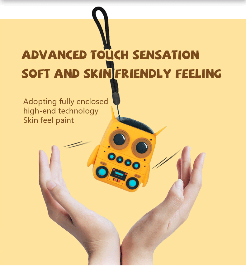 Buho Altavoz Bluetooth inalámbrico TK-200, minialtavoces portátiles impermeables IP65, compatible con tarjeta de memoria, estéreo HiFi, altavoces de graves pesados-MovilExpressShop