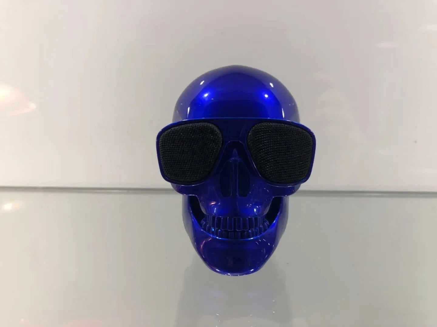 Altavoces portátiles Mini Calavera, inalámbricos por Bluetooth, con dibujos animados de huesos, cabeza fantasma pequeña, Compatible con música estéreo de 5W Hd-MovilExpressShop