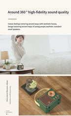 HM11 Altavoz portátil Bluetooth estilo retro con asa-MovilExpressShop