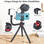 WEYLLAN DT45 Mini trípode de escritorio Control remoto carga máxima 2kg soporte portátil para cámara GoPro iPhone Xiaomi Huawei-MovilExpressShop