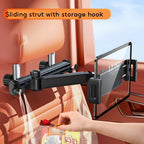 Soporte para tableta Hipacool para reposacabezas de coche, soporte ajustable para teléfono de coche, asiento trasero con gancho oculto para teléfono de 4,7-13 ", iPad 360 ° Ruirar