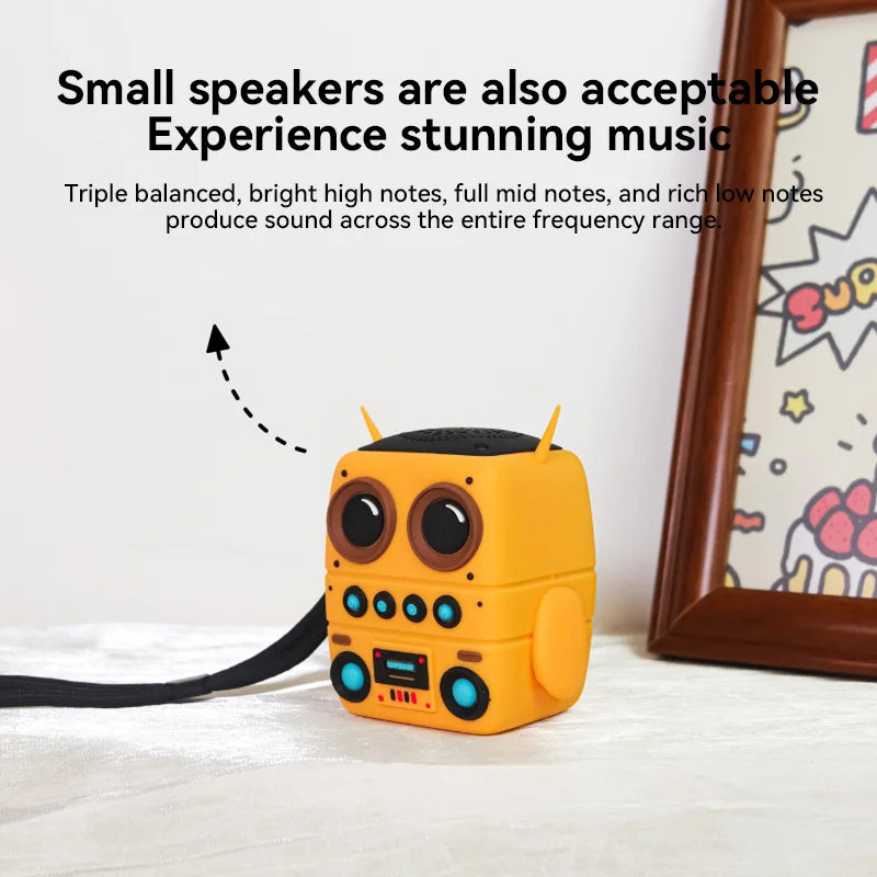 Buho Altavoz Bluetooth inalámbrico TK-200, minialtavoces portátiles impermeables IP65, compatible con tarjeta de memoria, estéreo HiFi, altavoces de graves pesados-MovilExpressShop