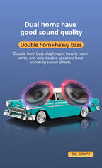 Altavoz Bluetooth WSTER WS-1955 Retro Sedan-MovilExpressShop