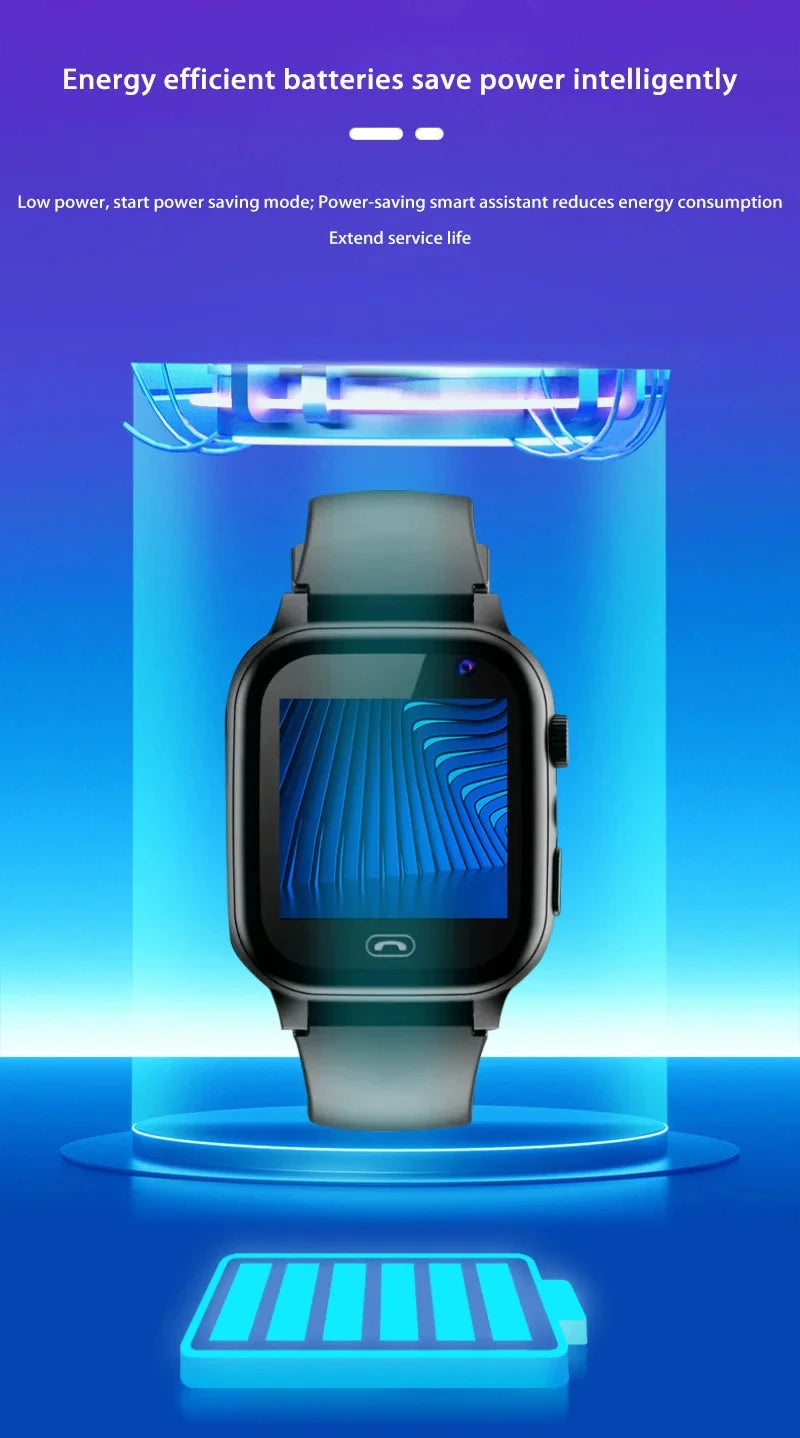 Xiaomi niños reloj inteligente 4G SOS ubicación GPS tarjeta Sim llamada niño reloj inteligente cámara impermeable niños niña regalo para Ios Android caliente