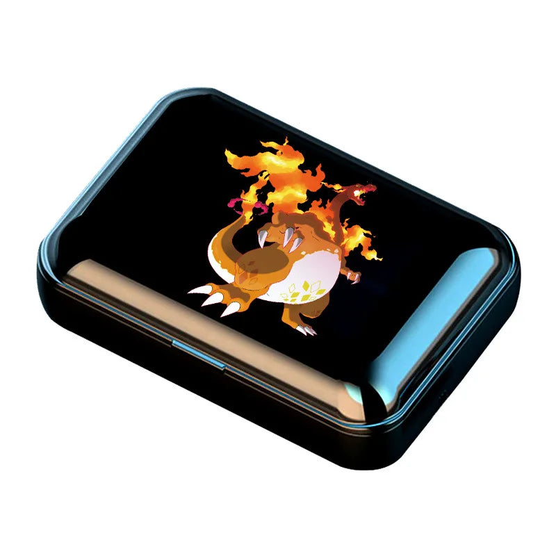 Pokemon Pikachu Auriculares inalámbricos con Bluetooth, Audio envolvente Anime estéreo bajo TWS auriculares deportivos para teléfono-MovilExpressShop