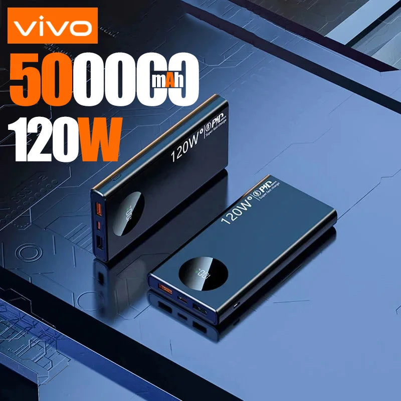 ONEPLUS 120W 200000mAh banco de energía de alta capacidad carga súper rápida cargador de batería portátil para iPhone Samsung Huawei-MovilExpressShop