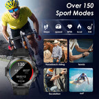 Smartwatch IP67 rastreador de ejercicios impermeable con más de 150 deportes monitoreo del sueño carga inalámbrica     Reloj AMOLED