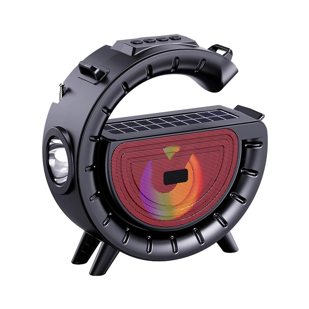 Altavoz Bluetooth portátil para exteriores, linterna G grande, reproductor Solar, tarjeta inalámbrica, lámpara musical para el hogar, herramientas para fiestas-MovilExpressShop