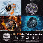 GUHUAVMI 2025 – Smartwatch Deportivo Grado Militar-MovilExpressShop