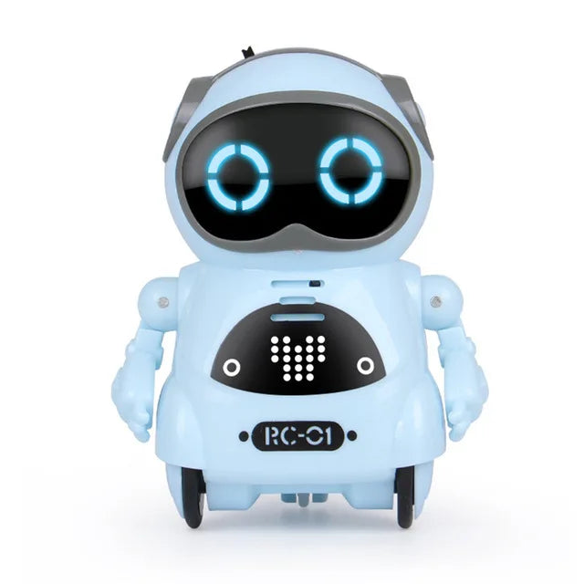 Xiaobao-Mini Robot inteligente multifuncional eléctrico para niños, bolsa de bolsillo, rompecabezas, historia interactiva, voz