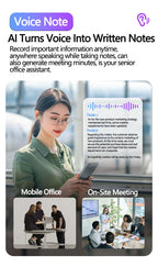 Lenovo XT53 auriculares de traducción TWS Bluetooth HD llamadas de voz auriculares con reducción de ruido para viajes de oficina auriculares con traductor AI