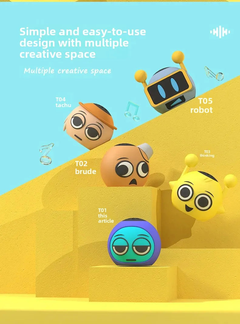 Nuevo altavoz de juego de dibujos animados de Anime Sprunki, decoraciones de sonido de escritorio, altavoz inalámbrico exprés, caja de sonido, regalo para niños y niñas-MovilExpressShop