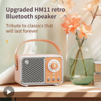 HM11 Altavoz portátil Bluetooth estilo retro con asa-MovilExpressShop