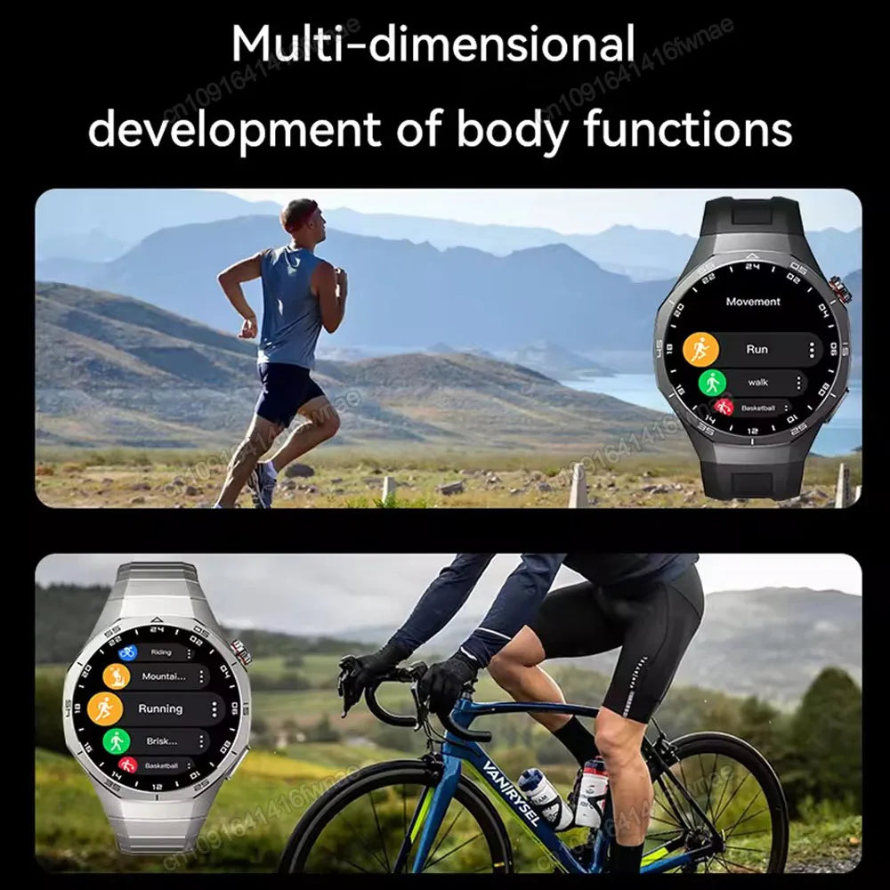 Reloj inteligente GT5 Pro, reloj deportivo GPS para hombres y mujeres, pantalla táctil AMOLED, llamadas telefónicas Bluetooth, reloj inteligente de pulsera resistente al agua para Fitness