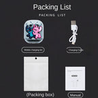 Nuevo Disney Stitch sonido HIFI pantalla Digital LED auriculares Bluetooth auriculares inalámbricos serie Stitch de largo alcance-MovilExpressShop