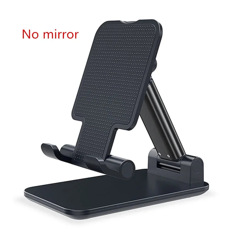 Soporte plegable de Metal para teléfono móvil, soporte portátil para iPad, iPhone 13, X, para teléfono inteligente, tableta, escritorio