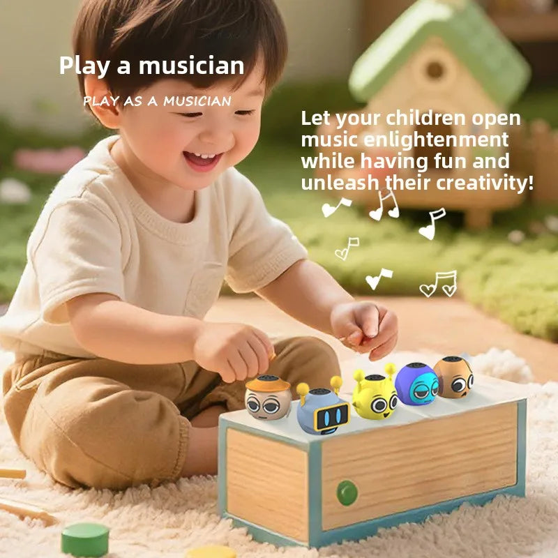 Nuevo altavoz de juego de dibujos animados de Anime Sprunki, decoraciones de sonido de escritorio, altavoz inalámbrico exprés, caja de sonido, regalo para niños y niñas-MovilExpressShop