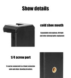 Kit de blogging para teléfono inteligente AY49, con trípode, soporte para teléfono, Mini micrófono, luz de relleno LED, arrancador para TikTok, transmisión en vivo, vídeo, YouTub-MovilExpressShop