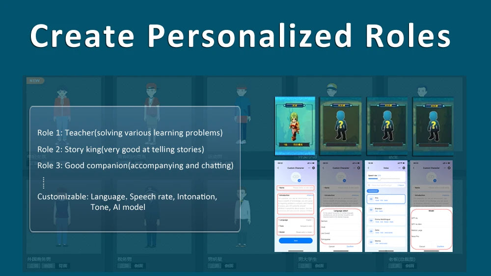 Robot inteligente Tuya IA, WiFi, juguetes de educación temprana para niños, reconocimiento de voz y máquina de aprendizaje educativo interactiva por voz