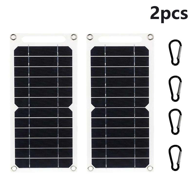 OnePlus-panel Solar de 35W con USB, resistente al agua, para exteriores, senderismo, Camping, batería portátil para Panel de carga de teléfono móvil-MovilExpressShop