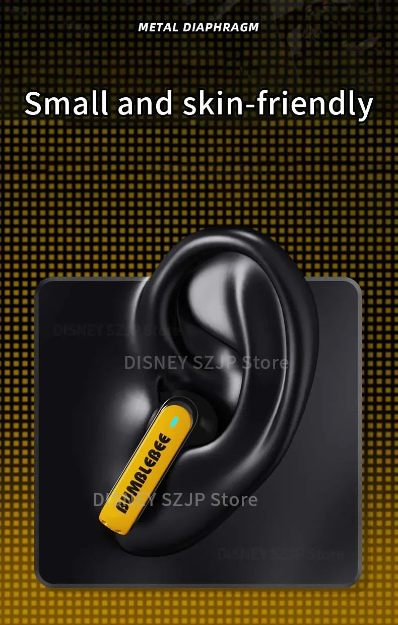 Transformers TF-T01 auriculares inalámbricos Bluetooth 5,3 sonido HIFI Bumblebee auriculares para juegos auriculares de baja latencia Larga modo de reposo-MovilExpressShop