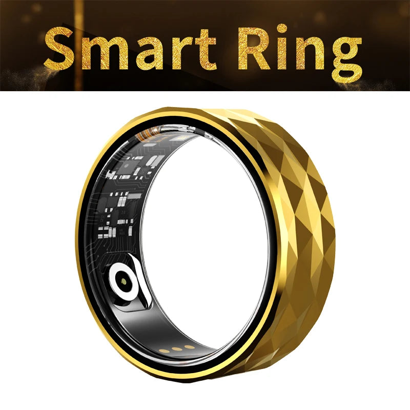 Smart Ring 2024 – Monitor de temperatura corporal, resistente al agua, compatible con Android e iOS-MovilExpressShop