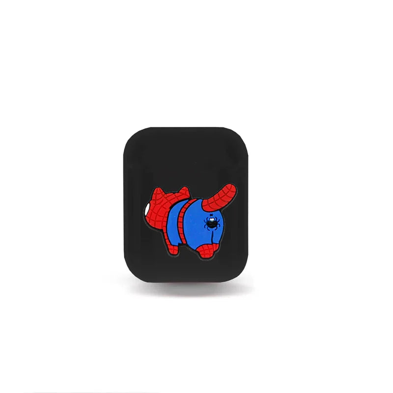 Nuevos auriculares Bluetooth Marvel Spider man auriculares inalámbricos sonido envolvente HIFI auriculares para ordenador portátil con micrófono para niños dibujos animados de Anime-MovilExpressShop