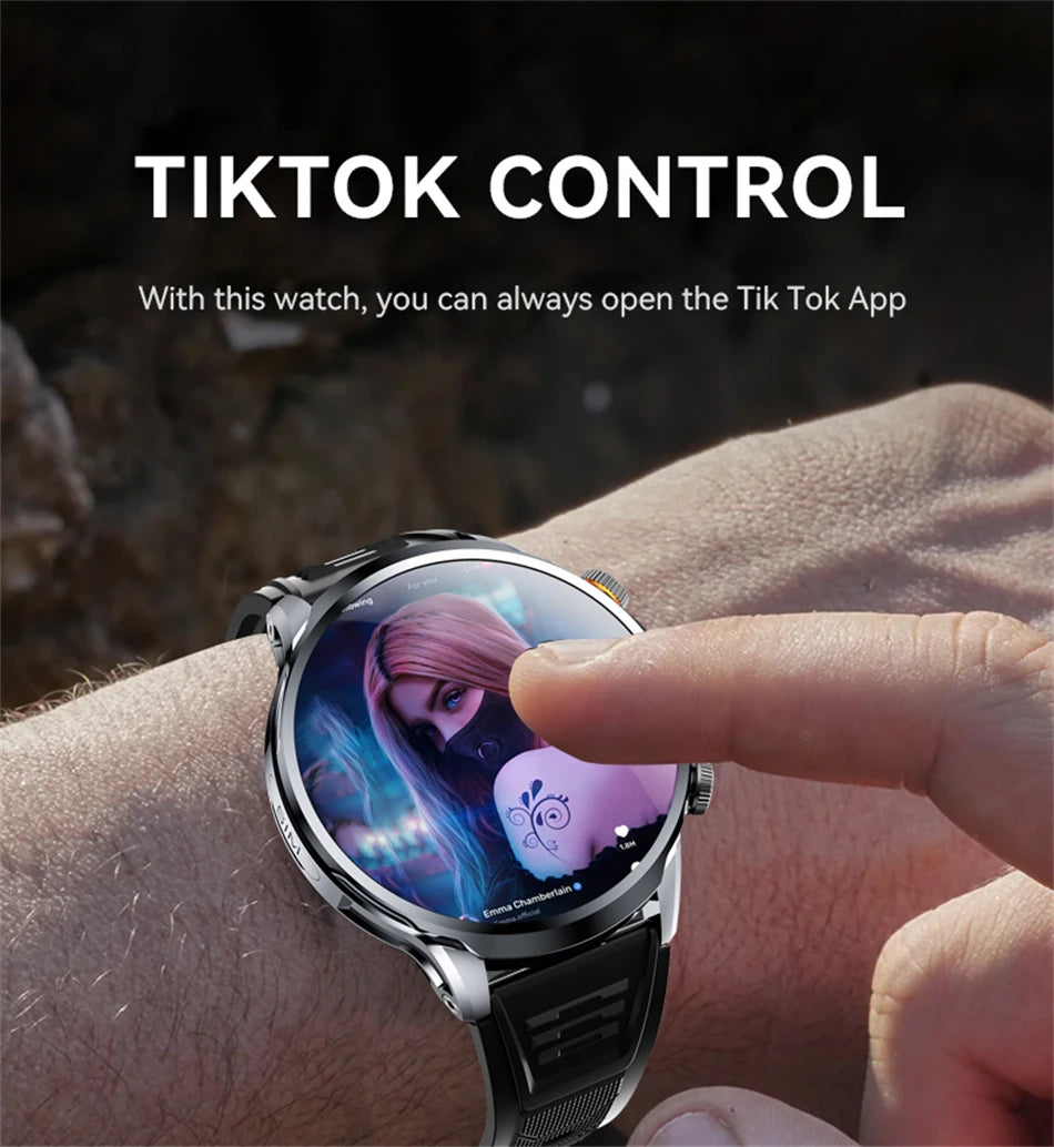 Reloj inteligente Android Netcom completo 5G/4G con cámara con tarjeta SIM videollamada AMOLED GPS WIFI Google Play mapas reloj inteligente para hombres y mujeres