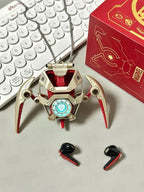 MARVEL Colaboración Auriculares Bluetooth ANC Cancelación activa de ruido Bluettoth Auriculares inalámbricos Deportes Juegos Regalo Iron Man-MovilExpressShop