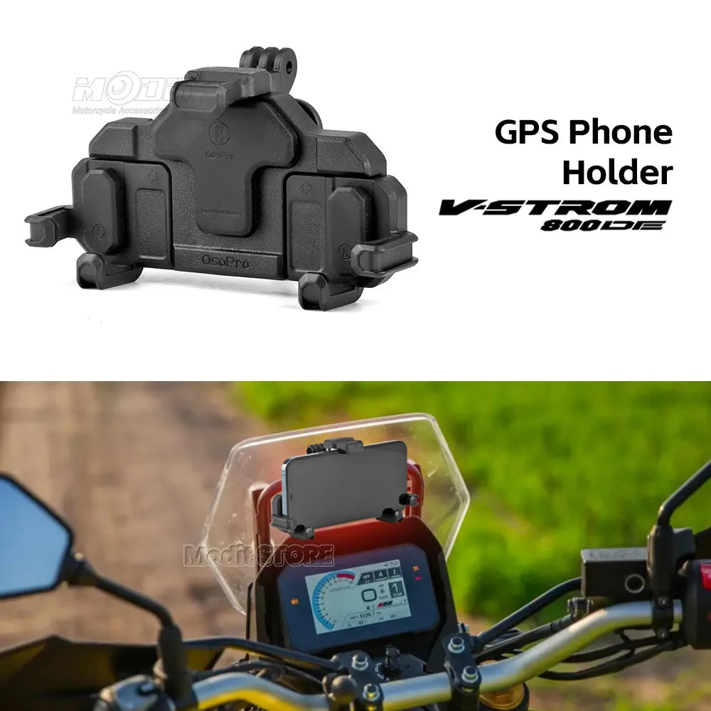 Soporte para teléfono móvil para motocicleta Suzuki V-STROM 800DE v-strom 800DE 2023, soporte de navegación GPS de 9mm a 16mm