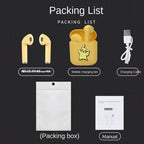 Disney TWS i7 Mini 2 auriculares inalámbricos Bluetooth 5,0 auriculares mate Macaron auriculares manos libres con micrófono caja de carga auriculares-MovilExpressShop