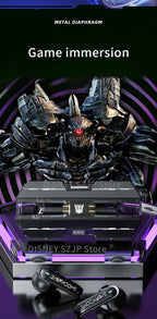 Transformers TF-T01 auriculares inalámbricos Bluetooth 5,3 sonido HIFI Bumblebee auriculares para juegos auriculares de baja latencia Larga modo de reposo-MovilExpressShop