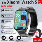 2025 nuevo para Xiaomi Watch 5 hombres mujeres HD AMOLED pantalla de visualización ritmo cardíaco Bluetooth llamada GPS pista impermeable deportes reloj inteligente