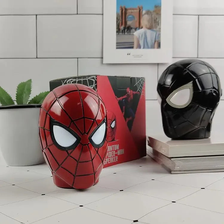 Marvel Los Vengadores Spiderman Iron Man Dibujos animados creativos Mini subwoofer Altavoz Bluetooth Personalizado Anime Película Audio Regalo
