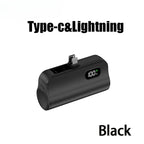 Mini cápsula 50000mAh banco de energía de alta capacidad batería externa de carga rápida inalámbrica portátil para iPhone Huawei Samsung