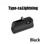 Mini cápsula 50000mAh banco de energía de alta capacidad batería externa de carga rápida inalámbrica portátil para iPhone Huawei Samsung