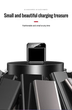 Xiaomi-Mini banco de energía de gran capacidad, 30000mah, carga súper rápida, Cable incorporado, batería externa portátil para Samsung y iPhone-MovilExpressShop